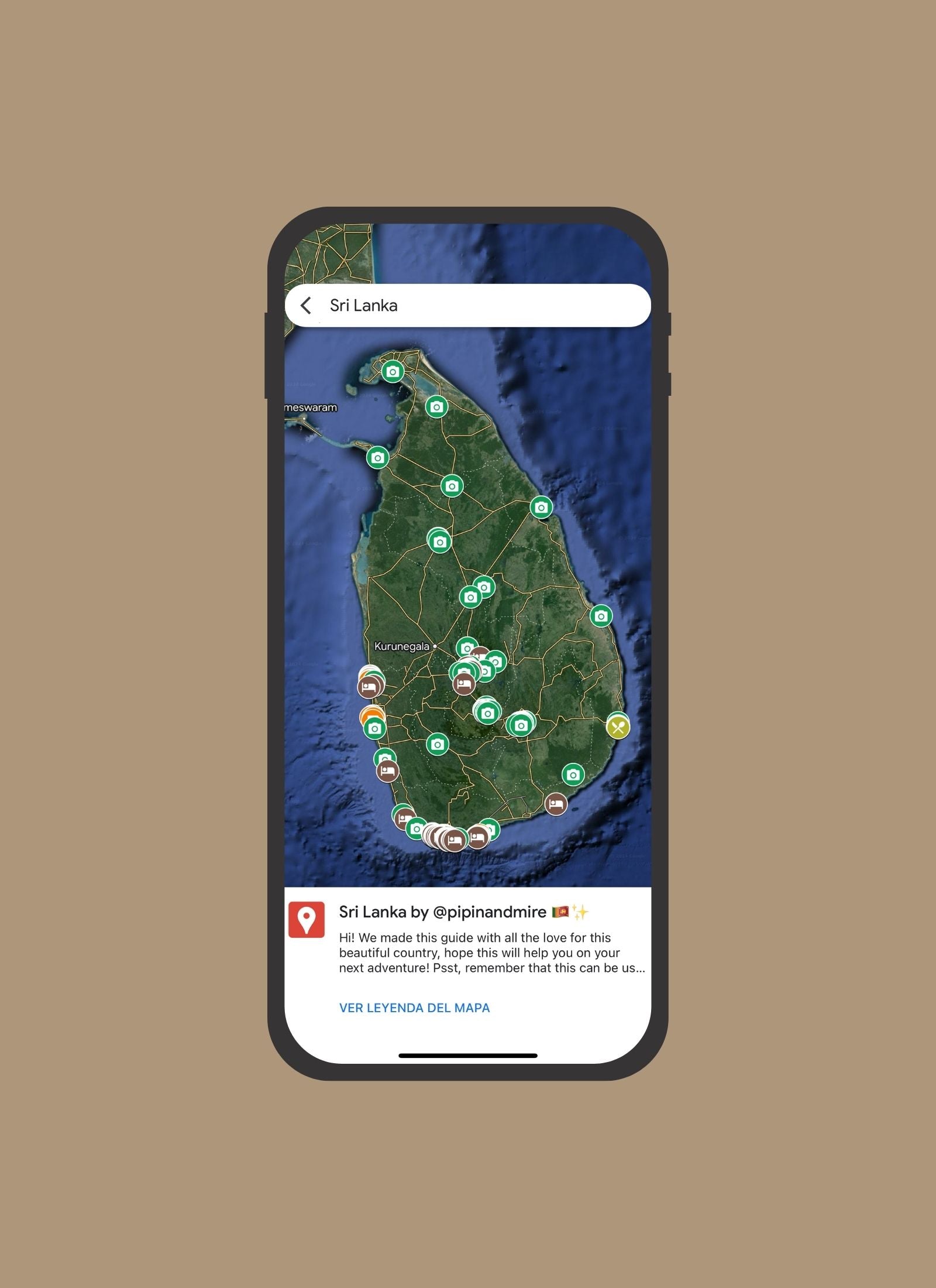 Pi Pin Map Sri Lanka Map - Pipin & Mire – Pipin & Mire - Travel Guides